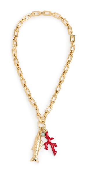 Martha Calvo Barrier Necklace Gold One Size