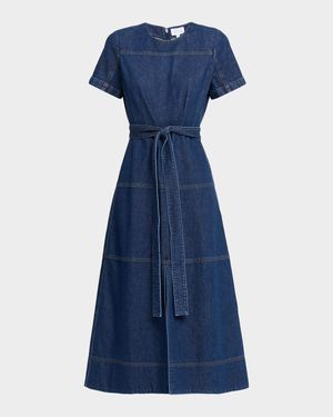 Ella Denim Midi Dress