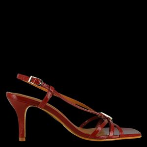 Jonak - Sandales à talons en cuir - Taille 42 - Rouge