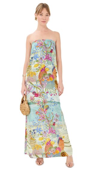 Isla & White Filmena Silk Dress Marena S