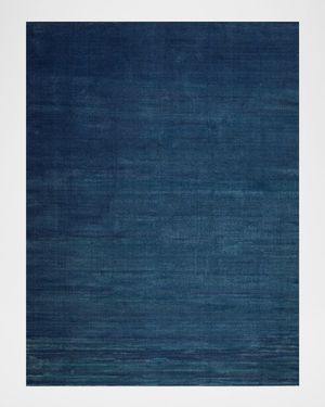 Velutto Hand-Loomed Navy Rug, 10' x 14'