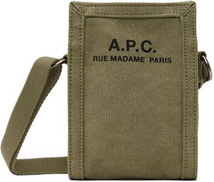 A.P.C. Khaki Recuperation Neck Pouch
