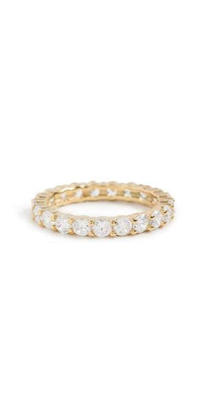 SHASHI Eternity Band Ring Gold 6