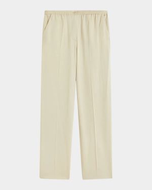 Tahiti Straight-Leg Soft Viscose Trousers