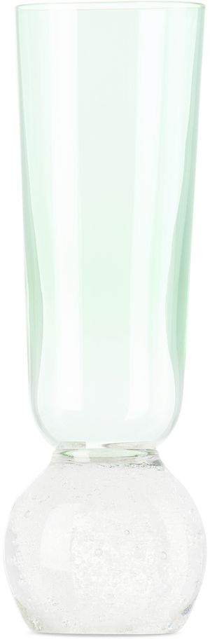 Misette Green Bubble Champagne Glass