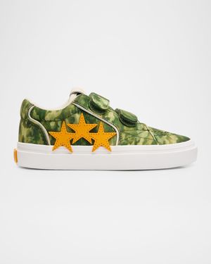 Kid's Camo Sunset Skate Sneakers, Kids
