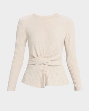 Kelsey Long-Sleeve Twist Top
