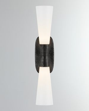 Utopia Large Double Bath Sconce By Kelly Wearstler