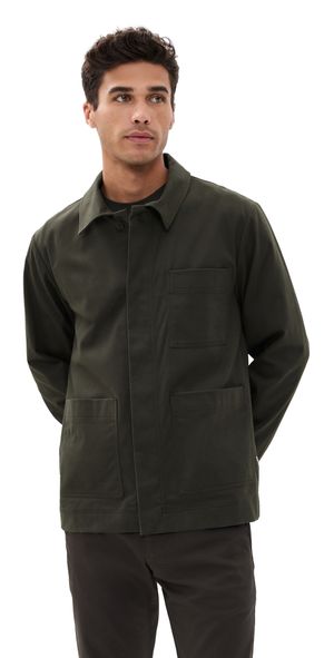 NN07 Olav Overshirt Dark Army L