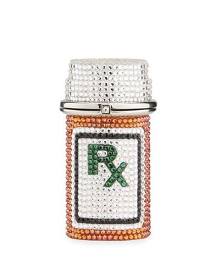 Prescription Bottle RX Crystal Pillbox