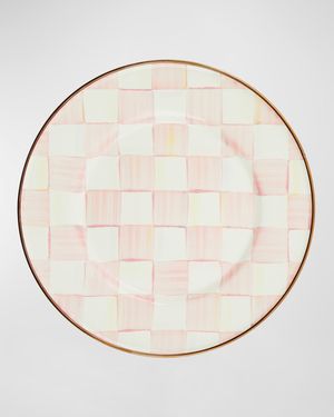 Rosy Check Enamel Salad/Dessert Plate