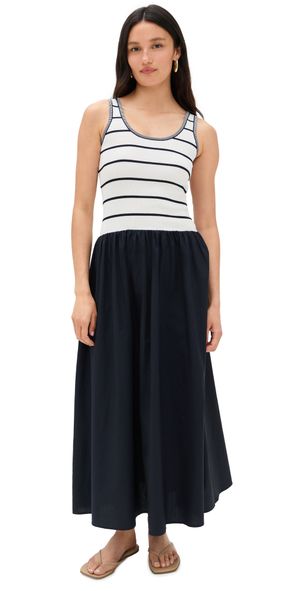Moon River Navy Midi Dress Navy S