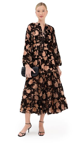 Lug Von Siga Ellie Dress Black/Camel 34