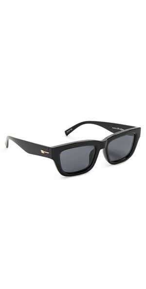 Le Specs Le Castle Sunglasses Black One Size