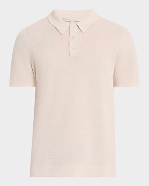 Men's Cotton Knit Polo Shirt