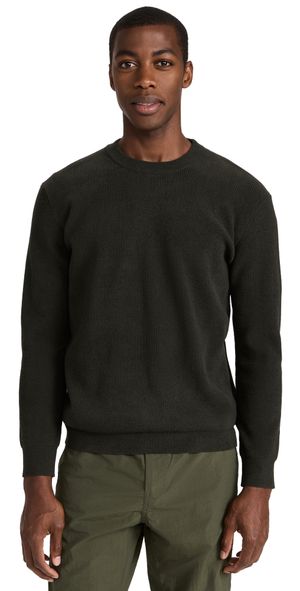 NN07 Danny Lightweight Sweater Dark Army M