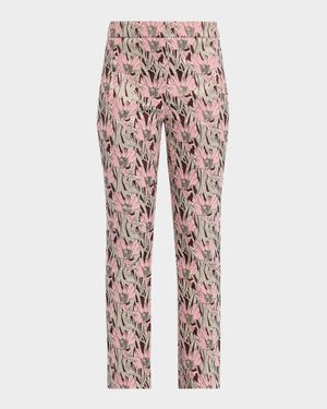 Arte Metallic Floral Pants