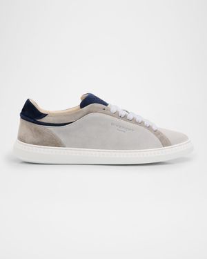 Men's G Set Suede Low-Top Sneakers
