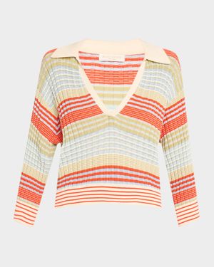 Striped Azaria Blouse