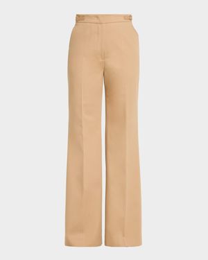 Vesta Cotton Twill Flare Pants