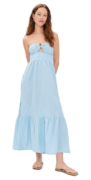 LSPACE Melody Dress By The Bay Stripe XL