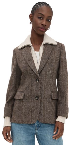 rag & bone Frank Blazer BRWMT 2