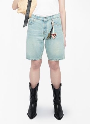 Zadig&voltaire - Bermuda en jean - Taille 42 - Bleu