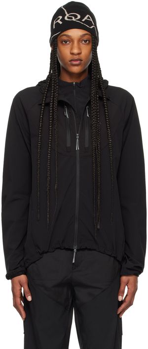 ROA Blouson noir à capuche