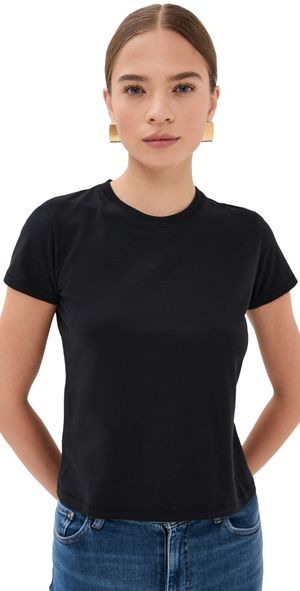 FRAME The Baby Tee Black L