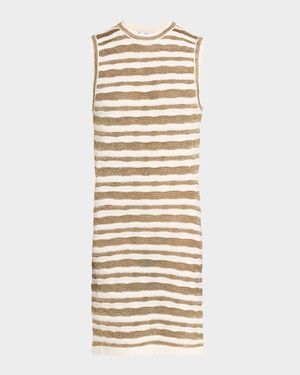 Templeton Sleeveless Stripe Knit Dress