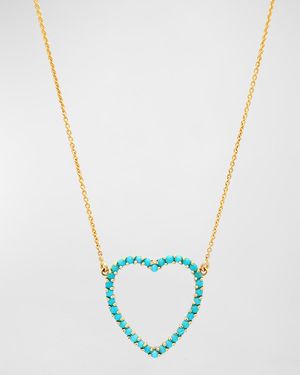 Large Open Heart Necklace