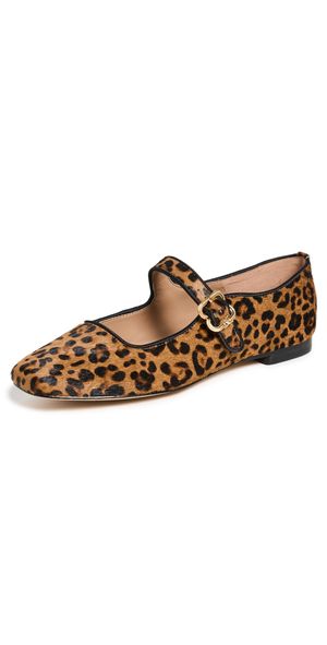 Sam Edelman Michaela Leopard Ballet Flats Granada Tan 5.5