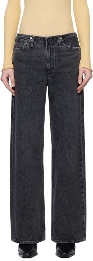 AGOLDE Jean Lex noir