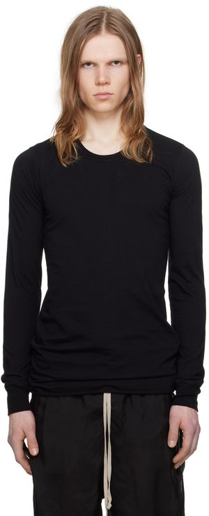 Rick Owens T-shirt à manches longues noir