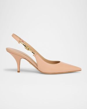 Tally Logo Slingback Pumps