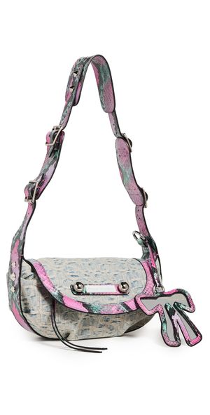 Acne Studios Shoulder Bag Light Blue/Pink One Size