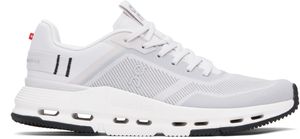 On White & Gray Cloudnova Form 2 Sneakers