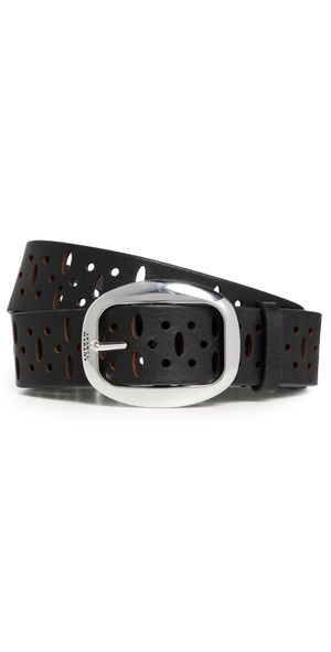 Isabel Marant Dara Cutout Belt Black/Silver 90