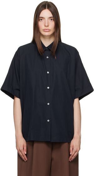Studio Nicholson Navy Sira Shirt