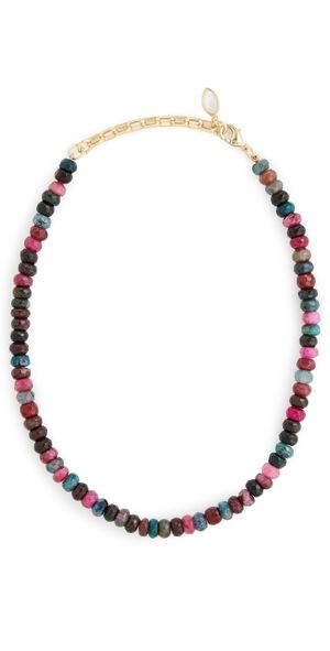 Mignonne Gavigan Faceted Agate Necklace Multi One Size