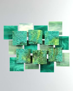 Coral Glass Wall Sculpture