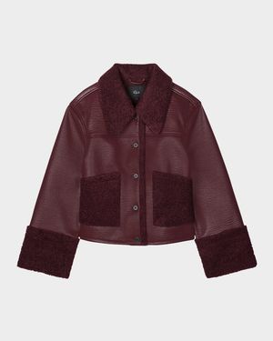 Dria Faux Leather Jacket