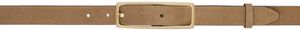 rag & bone Ceinture fine Rebound brun clair