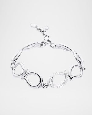 Signature 18K White Gold Diamond Bracelet