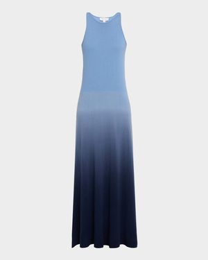 Ombre Cashmere Knit Maxi Dress