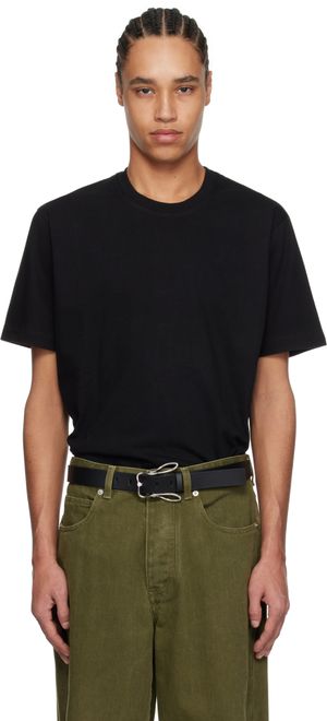 Bottega Veneta Black Cotton Jersey T-shirt