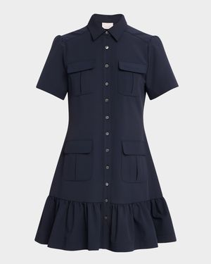 Jamie Short-Sleeve Shirtdress