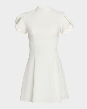 Cutout Bow-Back Mini Dress