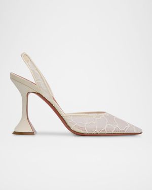 Holli Lace Slingback Pumps