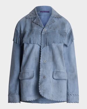 Rennie Rustic Suede Fringe Jacket